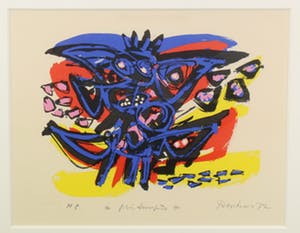 Anton Rooskens - Anton Rooskens, "Spring", litho 1972, EA VIII/VIII, gesigneerd en ingelijst kopen? Bied vanaf 275!