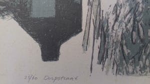 Leo Poelmeijer - Litho. "Dorpstraat te Westzaan/Assendelft. kopen? Bied vanaf 25!