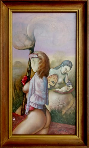 Johannes Garst - surrealistisch werk vol met symboliek kopen? Bied vanaf 95!