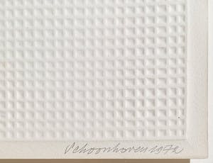 Jan Schoonhoven - Geprägte Strukturen M VII, preegdruk (professioneel ingelijst) kopen? Bied vanaf 2500!