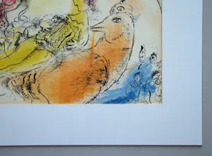 Marc Chagall - L'accordéoniste - Originele lithografie - 1957 kopen? Bied vanaf 160!