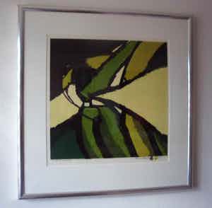 Fon Klement - Boardsnede, Rupture - Ingelijst verkocht voor € 120!