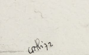 Ton Orth - Inkttekening, Abstract geometrische compositie kopen? Bied vanaf 60!