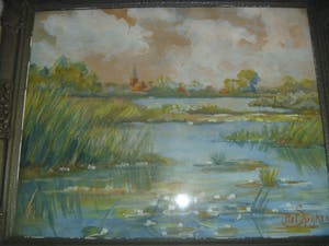 Piet Spijker - afgeprijsd , laatste kans -mooie aquarel , gesigneerd en ingelijsd in oude lijst kopen? Bied vanaf 49!