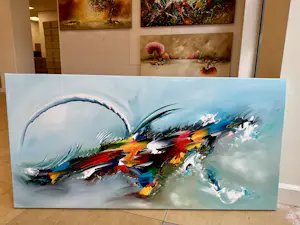 Gena - Abstract Blue kopen? Bied vanaf 10!