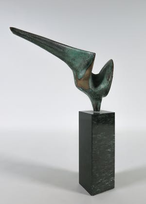 Ruurd Hallema - Bronzen beeld, Trots kopen? Bied vanaf 250!