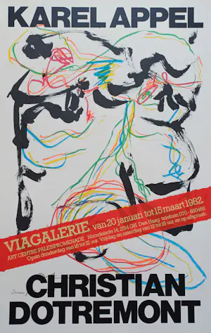 Karel Appel - Christian Dotremont - Affiche - Viagalerie kaufen? Bieten Sie von 59!