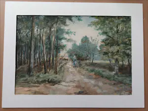 Niet of onleesbaar gesigneerd - Landschap met boerrin kopen? Bied vanaf 1!