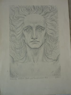 Hugo Hoppener - Selbstporträt kopen? Bied vanaf 380!