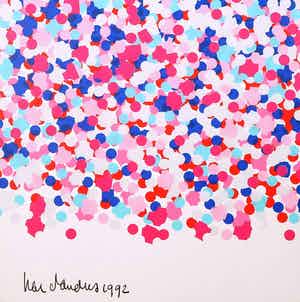 Har Sanders - Zeefdruk, Confetti verkocht voor € 20!
