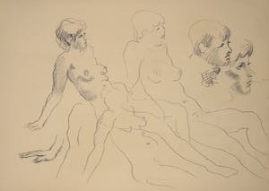 Jan Sluijters (jr.) - Tekening, Zonder titel kopen? Bied vanaf 1!