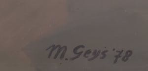 Mareike Geys - Olieverf op doek, Schilderij no. 1/403 - Ingelijst (Zeer groot) kopen? Bied vanaf 1!