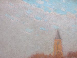 Joseph Posenaer - Aagtekerke, voorjaar 1917 - Olieverf op paneel kopen? Bied vanaf 500!