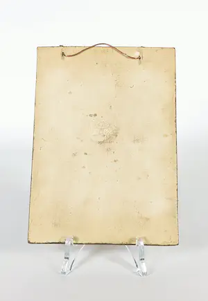 Porceleyne Fles - Lot van twee grote aardewerken cloisonné wandtegeltjes kopen? Bied vanaf 50!