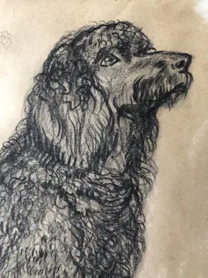 Jaap Weijand - Tekening "Moortje 7-7 1909" (Bergense School) kopen? Bied vanaf 100!