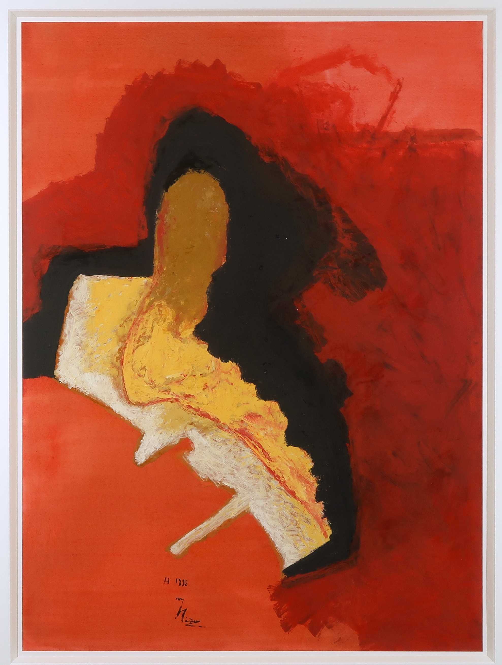 Miguel Ybanez - Olieverf op papier, Vernieuwing - Ingelijst (Zeer groot) kopen? Bied vanaf 600!