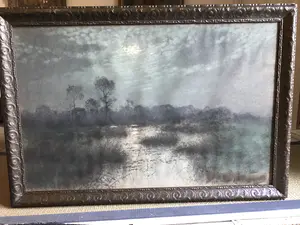 Gerard Cox (sr.) - Avondstemming in het ven. Landschap met opkomende maan kopen? Bied vanaf 1!