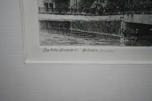 Antoon Hemert - St. Bavo kathedraal Haarlem - ets kopen? Bied vanaf 50!