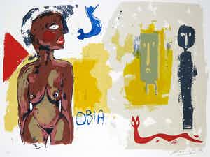 John Lie a Fo - Litho, Obia verkocht voor € 50!