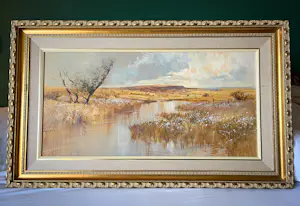 Chris Tugwell - Landscape with Tree and Water kopen? Bied vanaf 250!