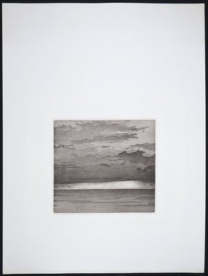 Wim de Bruin - Ets, Licht op zee, Serie 1 kopen? Bied vanaf 1!