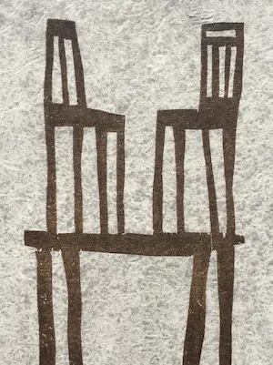 Klaas Gubbels - ‘aan Cezanne’ - houtdruk - 2019 kopen? Bied vanaf 265!