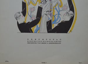 Niet of onleesbaar gesigneerd - 5 pochoirs uit 'STYL' 1922/1923 kopen? Bied vanaf 1!