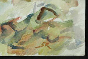 Jan Sluijters (jr.) - Aquarel, Landschap kopen? Bied vanaf 40!