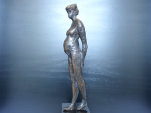 Brons (Onbekend) - Zwanger in mooie pose. kopen? Bied vanaf 140!