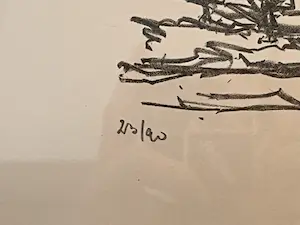 Kees Bol - Landschap met bomen - Handgesigneerd - Oplage 23/90 kopen? Bied vanaf 50!
