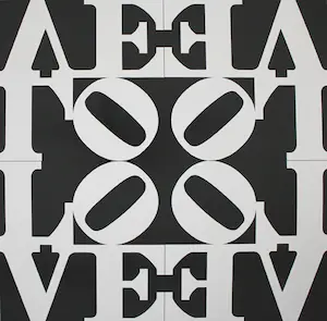Robert Indiana - Love Rising / Black and White Love (For Martin Luther King )MuMok Wenen 2010 kopen? Bied vanaf 85!