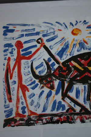 A.R. Penck - Stierenvechten? kopen? Bied vanaf 1!