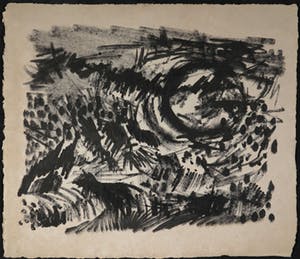 Dick Elffers - Gouache, Landschap kopen? Bied vanaf 1!