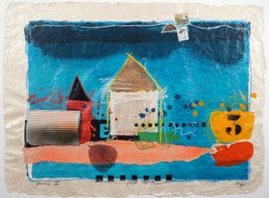 Theo Koster - Zeefdruk, India I - Ingelijst (Groot) kopen? Bied vanaf 40!