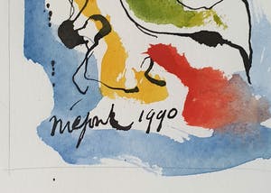 Nic Jonk - Aquarel - Nieuw ingelijst! kopen? Bied vanaf 125!