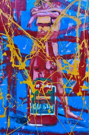 Peter Klashorst - Groot werk op doek - 2018 - Handgesigneerd !!! kopen? Bied vanaf 275!