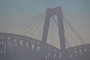Clemens Zijlmans - Willemsbrug - gesigneerd - nr 41 van 500 - incl. de twee Porter munten kopen? Bied vanaf 1!