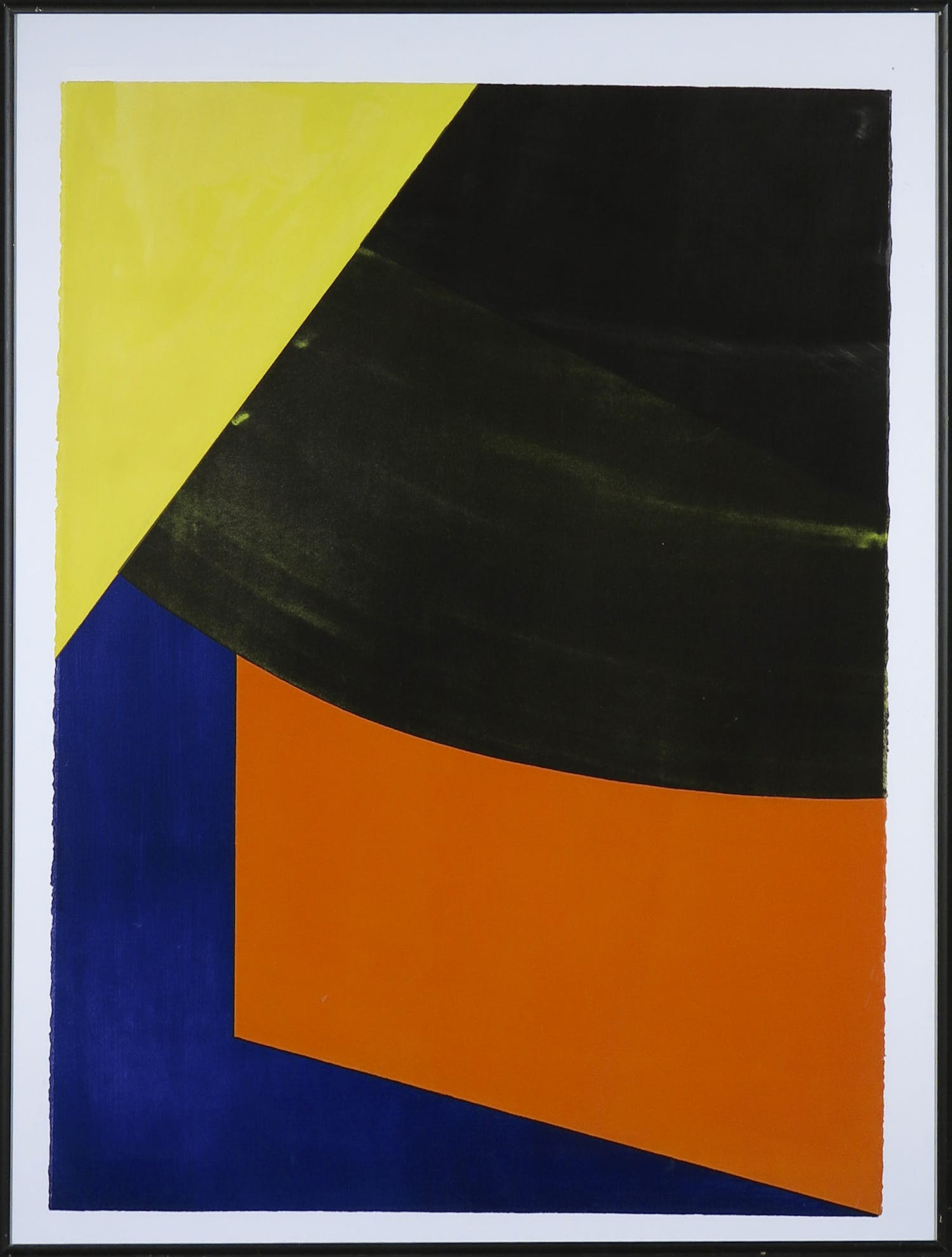 Willem Sanders - Litho, Study for an Asian leisure landscape - Ingelijst verkocht voor € 1!