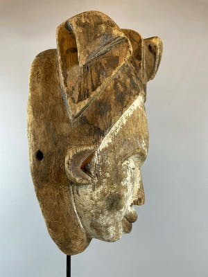 Punu - 210838 - African Punu-Lumbo mask - Gabon. kopen? Bied vanaf 45!