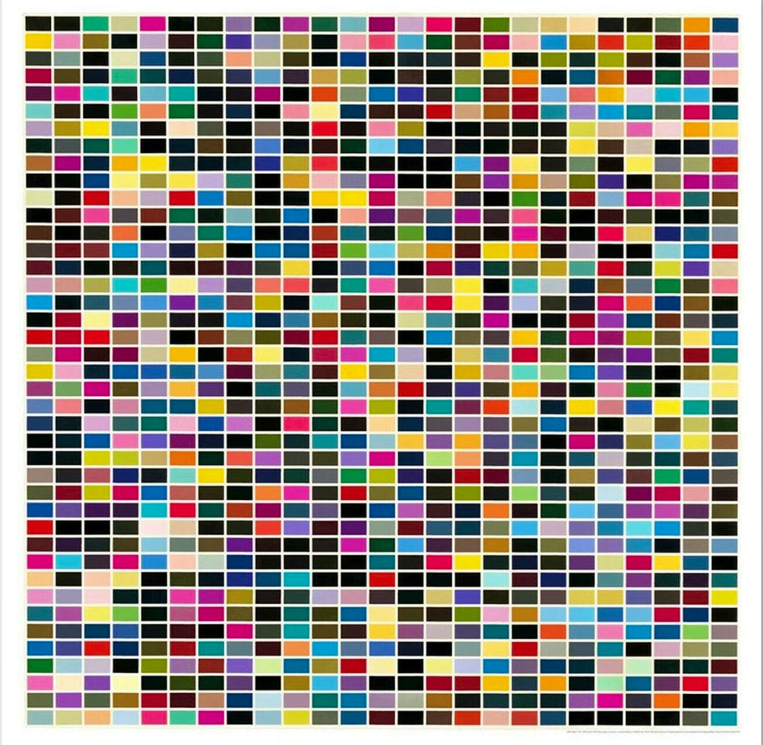 Gerhard Richter - "1025 Farben" 1974/2005 - große Museumsposter (124 x 124 cm) kopen? Bied vanaf 280!