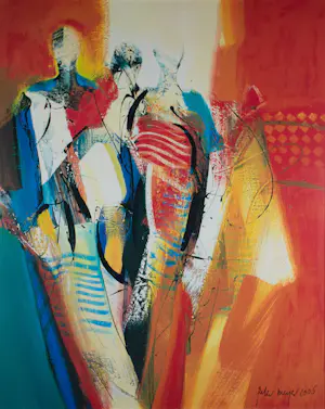 Peter Meijer - Zeefdruk, Pascale - Ingelijst kopen? Bied vanaf 50!