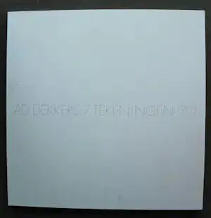 Ad Dekkers - Inkt op papier - 1970 kopen? Bied vanaf 599!