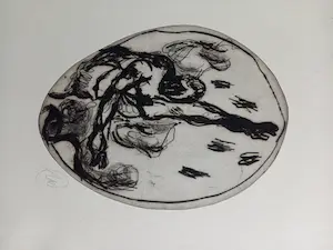 Markus Lüpertz - Titanenschlacht - 12 Kaltnadelradierungen kopen? Bied vanaf 2200!