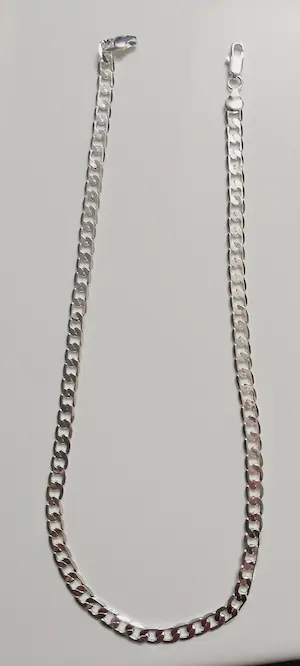Zilveren Gourmet Schakelketting 57 cm lang gemerkt 925 kopen? Bied vanaf 65!