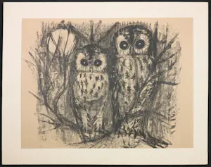 Hans Fischer - Das Eulenpaar (Zwei Eulen) kopen? Bied vanaf 35!