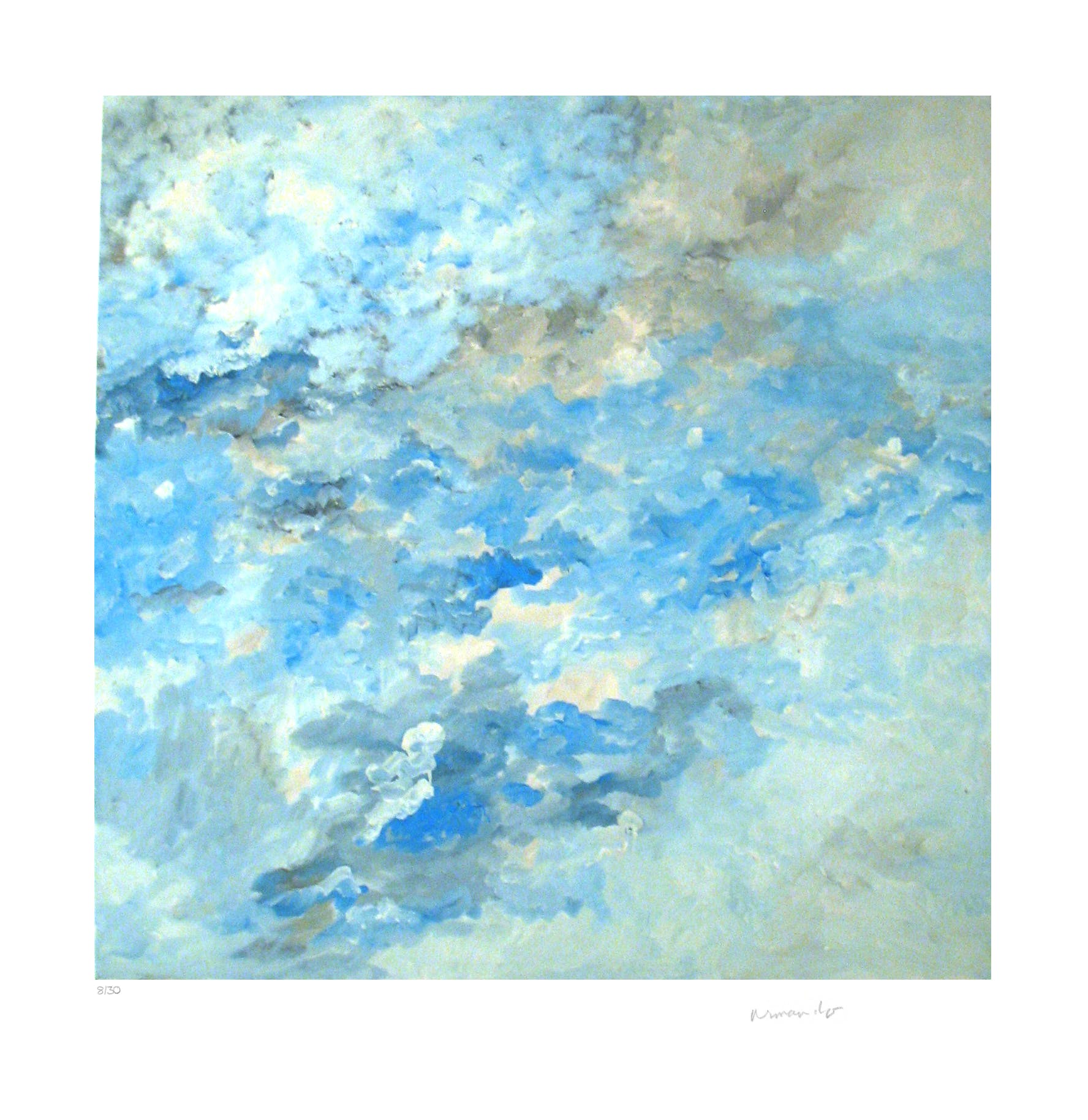 Armando - Wolken, Handgesigneerde giclée verkocht voor € 145!