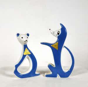Royal Dux - 2 dekorative Tierfiguren verkocht voor € 20!