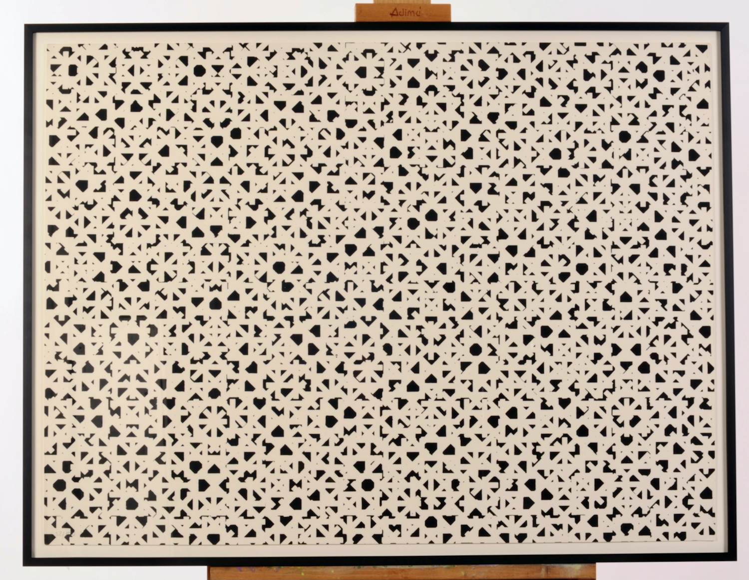 Francois Morellet - 4 Grids of regular dashes 0°-45°-90°-135° kaufen? Bieten Sie von 900!