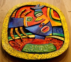 Clemens Briels - Wandobject: Acryl: Crabfish on my mind - 2000 kopen? Bied vanaf 550!