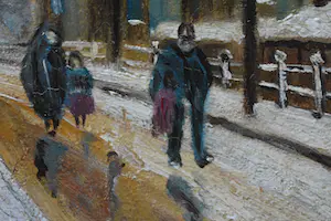 Marie Henry Mackenzie - Winter op de Langegracht te Amersfoort kopen? Bied vanaf 395!